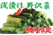 信州　麻績村　期間限定　数量限定　先行予約　浅漬け野沢菜　詰め合わせセット
