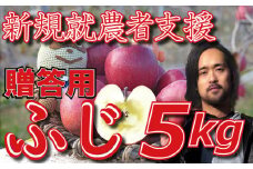 新規就農者応援 りんご （ふじ） 贈答用 5㎏ 数量限定 先行予約 伊藤快