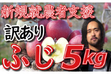 新規就農者応援 りんご （ふじ） 訳あり 5㎏ 数量限定 先行予約 伊藤快 家庭用　令和7年1月初旬より順次発送