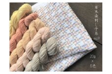 018‐草木染刺し子糸（20ｇ×５色）　no.9