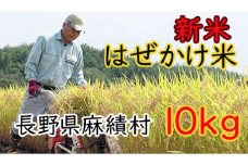 信州麻績産 はぜかけ米 新米 数量限定 期間限定 5kg 自然乾燥  先行予約 5kg