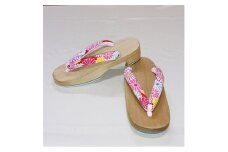 信州特産「ねずこ」右近下駄　女性用L寸　一足　【1118530】