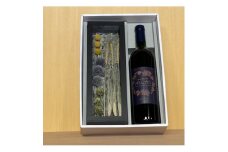 信州朝日村産2020メルローワイン(750ml)&ドライフラワーアレンジメント(黒)【1275479】