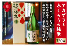 【21世紀の酒20選のひとつ】アカゲラとふくろうの純米720ml [福源酒造 長野県 池田町 48110478] お酒 酒 日本酒 飲み比べ セット 醸造元 蔵元 酒蔵