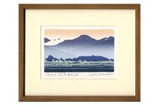 福本吉秀版画「常念朝陽」 ｜ 版画 アート 雑貨 絵 インテリア 絵画 風景画 長野県 松川村 信州