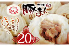 *信州産 豚まん20個セット まんじゅう 肉まん | まんじゅう 肉まん おやつ 豚まん 中華 セット 長野県 松川村 信州