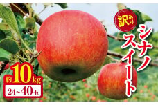 *【2025年先行予約】訳あり シナノスイート 約10kg｜ やまし平林農園 リンゴ りんご 林檎 果物 フルーツ 果実 果汁 シナノスイート しなのすいーと 家庭用 わけあり 訳アリ 長野県 松川村 信州