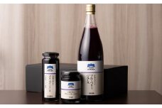完熟ブルーベリーをたっぷり使用！白馬そだち ブルーベリー加工品セット（ジュース720ml・ジャム140g・ソース230g）/長野県白馬村【H0040199】
