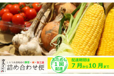 【期間限定】白馬そだち（旬の野菜・米・加工品）詰合せ便（全1回）2025年7月から10月までの間にお届け/長野県白馬村　旬の野菜　詰め合わせ　セット　直送【H0040195】