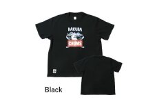 CHUMS×HAKUBA BOOBYFACE フロントプリント Tシャツ メンズ　XL /ブラック【P0550526_M_XL_BL】