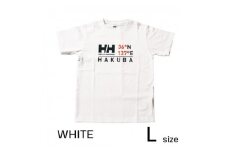 HELLY HANSEN HAKUBA BIGLOGOＴシャツ ユニセックス　L /ホワイト【P0550530_L_WH】
