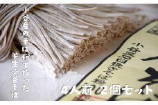 半生小谷そば4人前2個セット