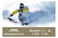 HAKUBA VALLEY 栂池高原スキー場リフト1日券（小児）2枚