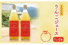 [№5729-0479]100％ りんごジュース 2本 セット リンゴ ジュース 瓶 ギフト 長野 信州 坂城 
