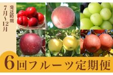 ［年6回定期便］ 小布施町の人気フルーツ定期便6カ月コース ［小布施屋］ 定期便 頒布会 フルーツ 果物 令和7年産 【2025年7月～12月発送】 ［J-3］
