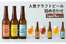 人気クラフトビール詰め合わせ3種類24本セット【クラフトビール 人気 詰め合わせ 24本セット 長野県 山ノ内町 飲みやすい 志賀高原】