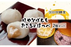 志賀高原銘菓はやそばもち（12個入）おさるのほっぺ（ブルーベリー・アップル各2個）のセット