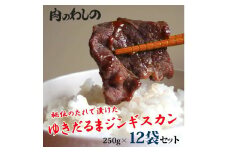 ゆきだるまジンギスカン 250g×12袋セット | Ge-5