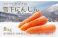 信濃町の厳しい冬を、 １ｍ以上の雪の下で過ごしたにんじんです。