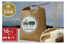 2024年秋以降出荷【定期便】令和６年産「信濃町産コシヒカリ10キロ×6ヶ月」 落影農場のコンクール金賞受賞米【長野県信濃町ふるさと納税】