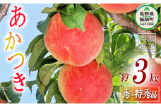 【 品種： あかつき 】 桃 もも あかつき 秀 〜 特秀 約 3kg 大垣農園 配送先は本州限定 2025年8月上旬頃から2025年8月中旬頃まで順次発送予定 令和7年度収穫分 信州 果物 フルーツ モモ 桃 長野 17000円 予約 農家直送 長野県 飯綱町 [0316]