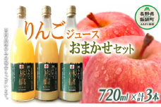 りんごジュース ( 品種はおまかせ ) 720ml × 3本 果汁100% ITO果樹園 沖縄県への配送不可 信州の環境にやさしい農産物認証 飲料 果汁飲料 りんご リンゴ 林檎 ジュース 信州 16000円 農家直送 長野県 飯綱町 [0389]