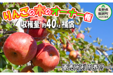 りんごの木オーナー ＜ サンふじの木 ＞ 家庭用 ～ 特秀 約 40kg 補償 直売所利用券つき ネコポスでお届け 収穫期間：2024年11月中旬～2024年12月初旬 令和6年度収穫分 サンふじ りんごの木 オーナー 収穫 体験 林檎 リンゴ りんご 信州 長野県 飯綱町 [0718]