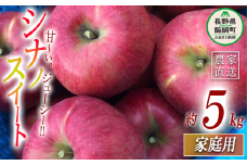 りんご シナノスイート 家庭用 5kg 丸西農園 沖縄県配送不可 2025年10月中旬頃から2025年11月中旬頃まで順次発送予定 令和7年度収穫分 特別栽培農産物 ( 除草剤 化学肥料 不使用 ) 信州 果物 フルーツ リンゴ 林檎 長野 13000円 予約 農家直送 長野県 飯綱町 [0725]