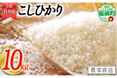 [0842]【令和6年度収穫分】信州飯綱町産 こしひかり 10kg　高橋商事 ※沖縄および離島への配送不可　※2024年11月上旬頃から順次発送予定　長野県飯綱町