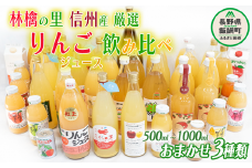 飯綱町の農家さんの りんごジュース 詰め合わせ 3本 ( 1本：500〜1000ml 種類・容量 おまかせ ) 飲み比べ セット 沖縄県への配送不可 飲料 果汁飲料 りんご リンゴ 林檎 ジュース ストレート 信州 10500円 長野県 飯綱町 [1038]