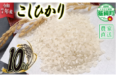 米 こしひかり 10kg ( 令和7年産 ) 丸西農園 2025年11月上旬頃から順次発送予定 コシヒカリ 白米 精米 お米 信州 21500円 予約 農家直送 長野県 飯綱町 [1044]