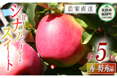 りんご シナノスイート 秀 〜 特秀 5kg 関農園 沖縄県への配送不可 2025年10月上旬頃から2025年10月下旬頃まで順次発送予定 エコファーマー認定 令和7年度収穫分 信州 果物 フルーツ リンゴ 林檎 長野 15000円 予約 農家直送 長野県 飯綱町 [1089]