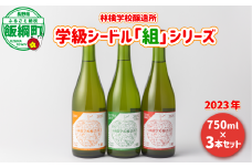 お酒 林檎学校醸造所 シードル 学級シードル”組”シリーズ 2023年 750ml × 3本 セット 北信五岳シードルリー 信州 りんご リンゴ 林檎 酒 発泡酒 醸造 アルコール 長野 30500円 長野県 飯綱町 [1466]