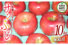 りんご サンふじ 家庭用 10kg ヤマウラ農園 2025年11月下旬頃から2025年12月上旬頃まで順次発送予定 令和7年度収穫分 信州 果物 フルーツ リンゴ 林檎 長野 22500円 予約 農家直送 長野県 飯綱町 [1588]