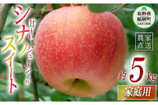 りんご シナノスイート 家庭用 5kg マルハ農園 沖縄県への配送不可 2025年10月上旬頃から2025年11月上旬頃まで順次発送予定 令和7年度収穫分 エコファーマー認定 信州 果物 フルーツ リンゴ 林檎 長野 13000円 予約 農家直送 長野県 飯綱町 [1623]