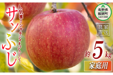 りんご サンふじ 家庭用 5kg マルハ農園 沖縄県への配送不可 2025年12月上旬頃から2025年12月下旬頃まで順次発送予定 令和7年度収穫分 エコファーマー認定 信州 果物 フルーツ リンゴ 林檎 長野 13000円 予約 農家直送 長野県 飯綱町 [1635]