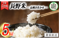 飯綱町の美味しい お米 5kg ( 品種はおまかせ ) 沖縄県への配送不可 2023年11月上旬頃から順次発送予定 米 白米 精米 信州 長野 13000円 予約 農家応援 長野県 飯綱町 [1700]