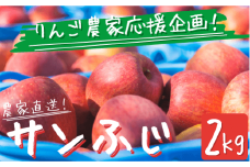 ＼農家応援企画／【令和7年度先行予約返礼品】りんご サンふじ 2kg （ 約 4 〜 6 玉 ） 訳あり 家庭用 《 ふじ リンゴ 林檎 訳アリ わけあり 不揃い 果物 くだもの フルーツ 長野県産 長野 お試し 8000円 8000 》 令和7年収穫分 沖縄県への配送不可 2025年11月下旬頃から2026年2月上旬頃まで順次発送予定  長野県 飯綱町 [1744]