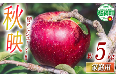 りんご 秋映 家庭用 5kg 相澤農園 沖縄県への配送不可 2025年9月下旬頃から2025年10月中旬頃まで順次発送予定 令和7年度収穫分 長野県 飯綱町 [1851]