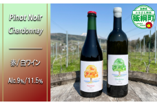 【 お酒 / 赤ワイン / 白ワイン 】 赤白ワインセット 750mL × 2本 【 Pinot Noir 2024 750ml×1本 Chardonnay 2024 750ml×1本 】 アルコール度数 9% 11.5% ピノ・ノワール シャルドネ TAMAI WINE ピノノワール 赤 シャルドネ 白 クール便 長野県 飯綱町 [2039]