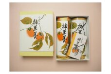 元祖柿羊羹(小)純金箔入柿羊羹(小)各1本箱入