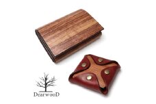 DearwooD Card Case ＆ Coin Case(レッド)