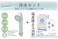 こだわりの浄水セット「ジョワー+おぷろくも10包」浄水シャワー