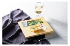 桧・硝子窓付料理皿(正角) 中〈30287〉