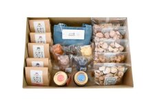 【岐阜のお菓子と工芸品】かりんとう＆招き猫マドレーヌ＆マカポン＆百々染トートバッグ＆ジャム