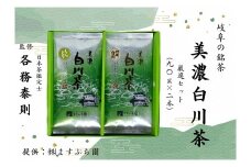 [岐阜の銘茶]美濃白川茶厳選セット(2袋入り)