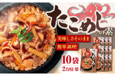 ストレート たこめしの素（491g）×10 ご飯 お手軽 時短 岐阜市/カネカ食品 [ANCE025]