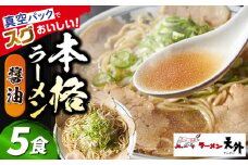岐阜老舗ラーメン店天外 醤油ラーメン5食セット 簡単調理 自宅で本格ラーメン 主婦応援 真空パック お取り寄せ ご当地 グルメ 岐阜市/カツヤプロジェクト [ANCT001]