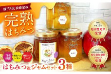 岐阜市産 国産純粋はちみつとはちみつジャムのセット(百花蜂蜜・レモン蜂蜜ジャム・りんご蜂蜜ジャム) 蜂蜜 ジャム お取り寄せ 岐阜市/東海蜂蜜 [ANDU003]