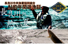 鮎釣年間遊漁証 釣り あゆ 岐阜 岐阜市/長良川中央漁業協同組合 [ANET001]